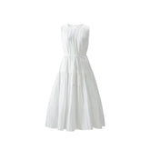 Women's Sleeveless Vacation Dress with Back Cutout